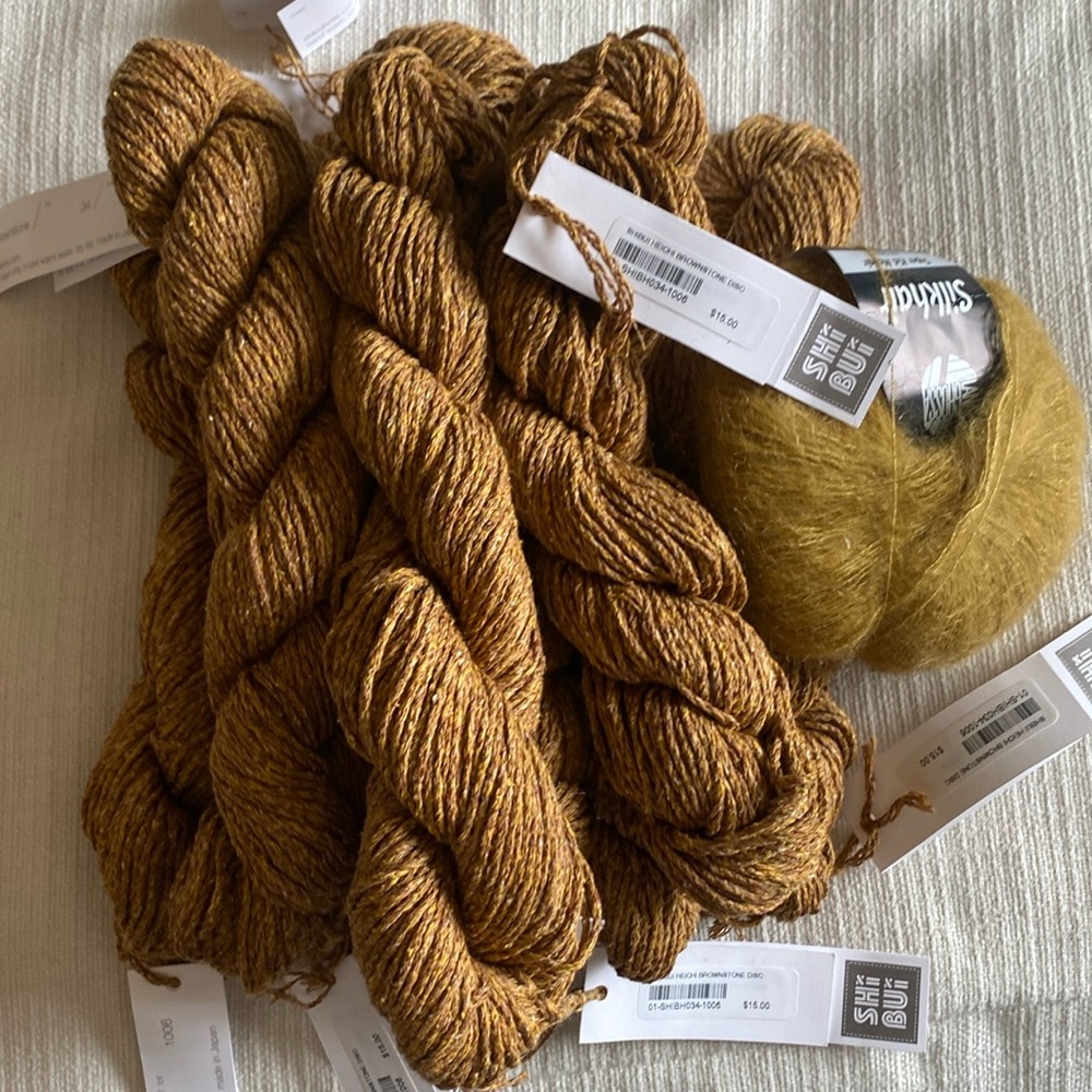NWT ShiBui yarn. Lana Grossa kid mohair.